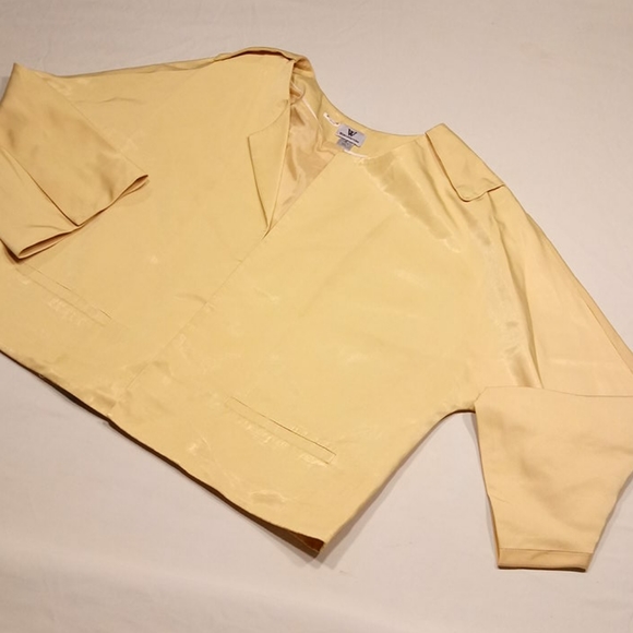 short mustard jacket